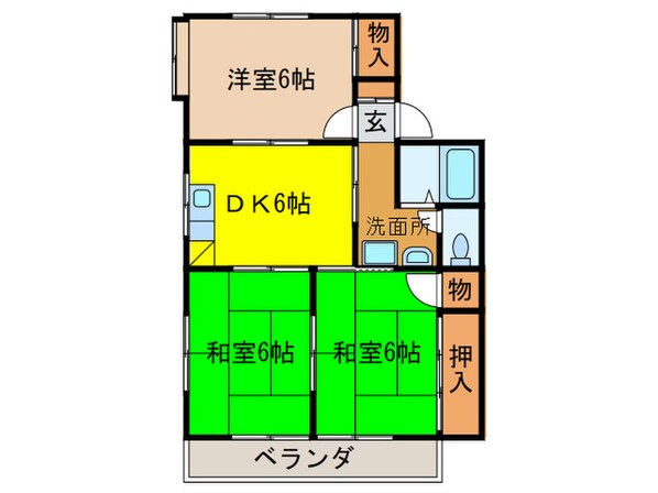 メゾン杜の物件間取画像